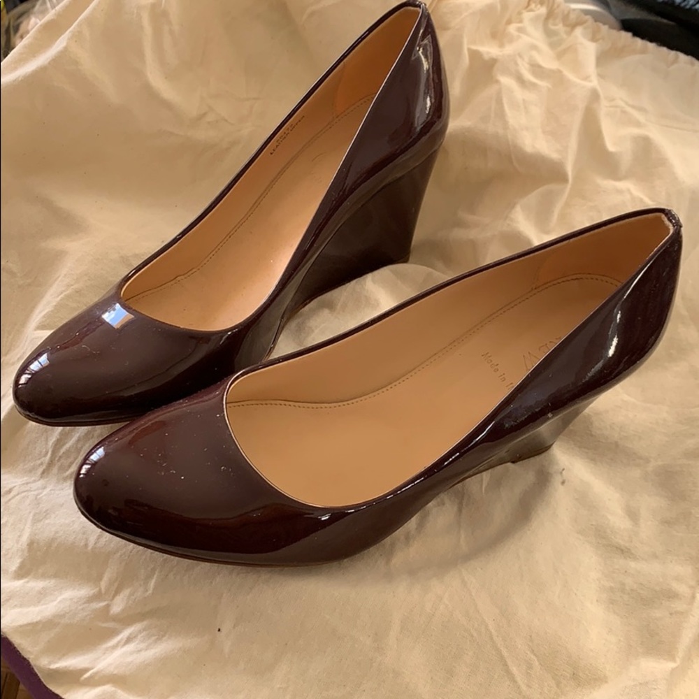 leather made in Italy heels from J.Crew size 9